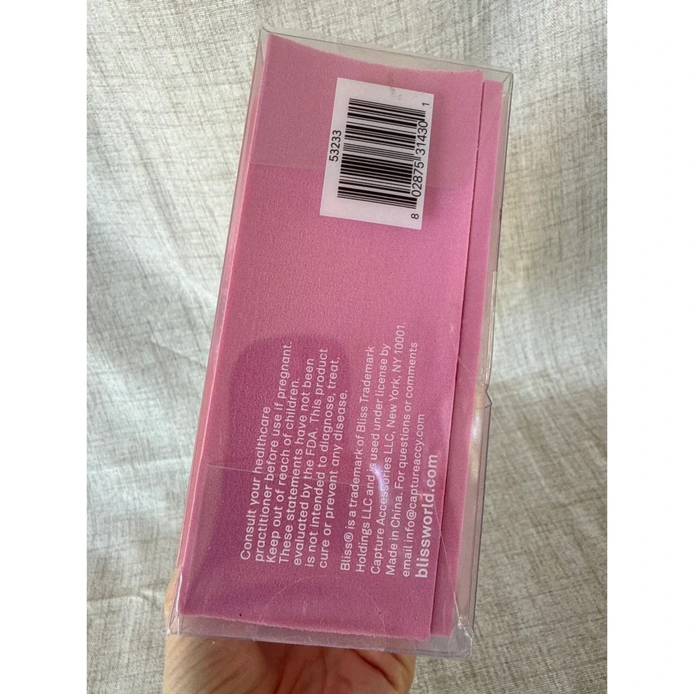 Bliss The Ice Roller Pink New Aluminum Facial Contouring De-Puffing New in box